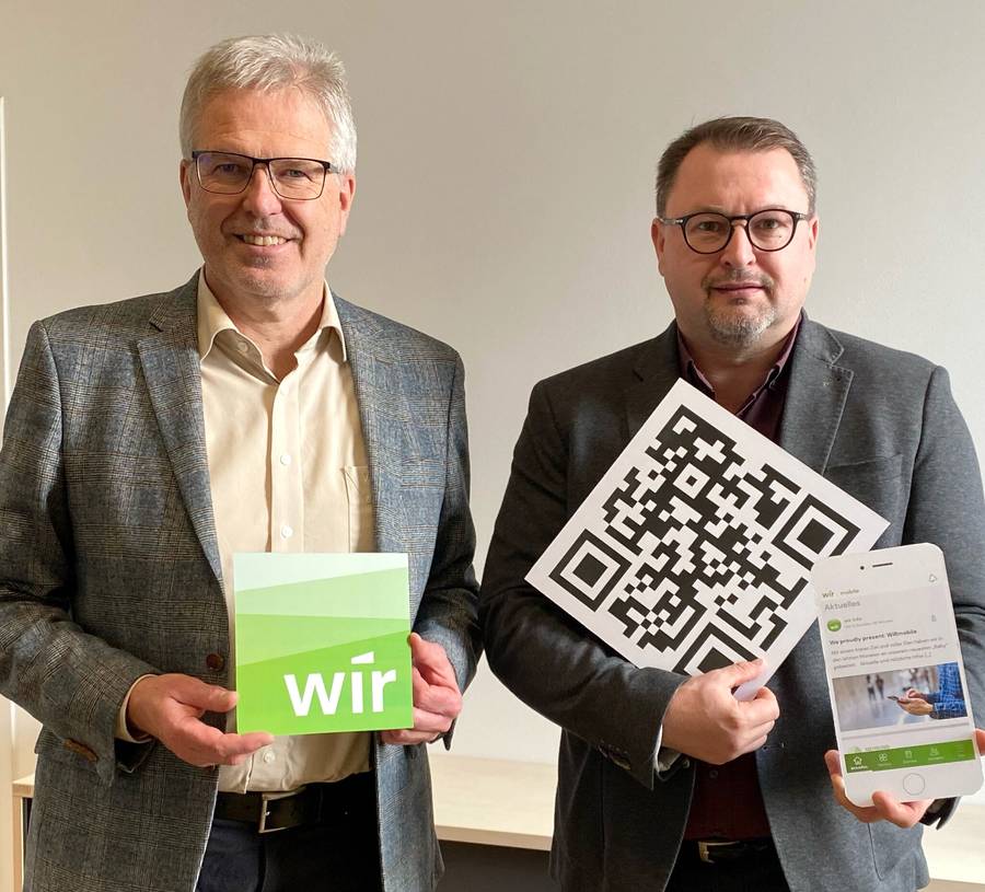 Mit der neuen WIRmobile-App bringen wir unser PV-Service auf das Smartphone. LPA-Obmann Dr. Peter Csar und Markus Larndorfer.